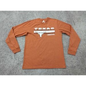 Texas Longhorns T Shirt Mens Large Long Sleeve NCAA‎ Colosseum Athletics Orange